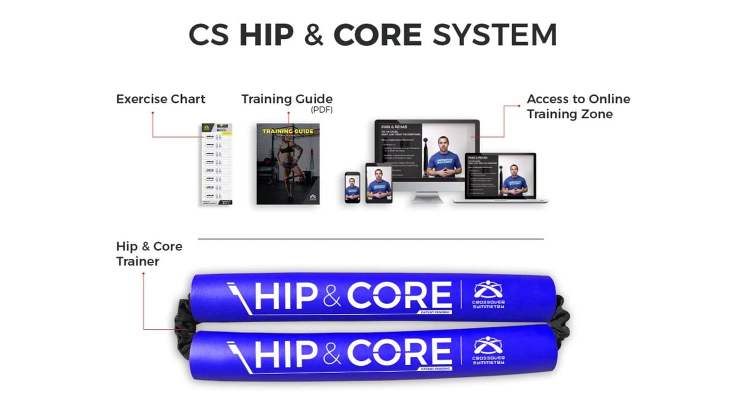 Crossover Symmetry Hip Core System Rogue Fitness